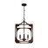 Highland Hill Four Light Pendant in Textured Rust (47|19981)