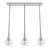 Maple Park Three Light Linear Cluster in Brushed Nickel (47|19901)