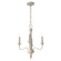 Teren Four Light Chandelier in Distressed White (47|19854)