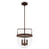 Karloff Three Light Pendant in Textured Rust (47|19832)