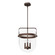 Karloff Three Light Pendant in Textured Rust (47|19829)