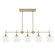 Xidane Five Light Linear Chandelier in Alturas Gold (47|19747)