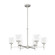 Xidane Six Light Chandelier in Brushed Nickel (47|19744)