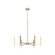 Sunjai Six Light Chandelier in Alturas Gold (47|19519)