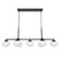 Saddle Creek Seven Light Linear Chandelier in Noble Bronze (47|19494)