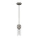 River Mill One Light Mini Pendant in Brushed Nickel (47|19485)