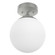 Hepburn One Light Flush Mount in Brushed Nickel (47|19170)