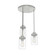 Devon Park Three Light Cluster in Brushed Nickel (47|19158)