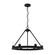 Saddlewood Six Light Chandelier in Natural Black Iron (47|19033)