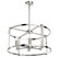 Astwood Six Light Chandelier in Polished Nickel (47|19000)