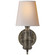 Jonathan One Light Wall Sconce in Hand-Rubbed Antique Brass (268|TOB 2730HAB-L)