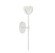 One Light Wall Sconce in White (446|M90081WH) One Light Wall Sconce in White (446|M90081WH)