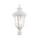 Oxford Three Light Outdoor Post Top Lantern in Textured White (107|7859-13)