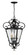 Brixton Ivy Three Light Outdoor Chain Hung in Coal W/Honey Gold Highlight (7|9334-661)