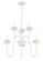 North Fork by Robin Baron Six Light Pendant in Sand White (7|5906-655)