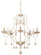 Colonial Charm Five Light Chandelier in White Wash & Sun Dried Clay (7|2665-717)