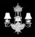 Princess Nine Light Chandelier in Gold Accents Only (64|94121GA00)