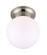 Icl9Bn One Light Flush Mount in Brushed Nickel (387|ICL9BN)