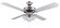Chateau 52''Ceiling Fan in Brushed Pewter (387|CF52CHA4BPT)