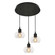 Laney Three Light Pendant in Black (162|LNYP07MBBKRND3)