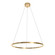 Glo LED Pendant in Satin Brass (162|GLOP36L30D1SB)
