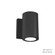 Vessel LED Outdoor Wall Sconce in Black (281|WS-W9101-BK)