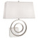 Jonathan Adler Saturn Two Light Table Lamp in Polished Nickel w/ White Marble (165|R910)