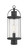 Roundhouse One Light Outdoor Post Mount in Black (224|569PHM-BK)