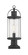 Roundhouse One Light Outdoor Pier Mount in Black (224|569PHM-533PM-BK)