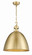 One Light Pendant in Aged Brass (90|231842)