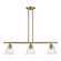 Moreland Three Light Linear Chandelier in Antique Brass (107|46487-01)