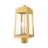 Oslo Three Light Post-Top Lanterm in Satin Brass (107|20856-12)