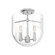 Sacha Three Light Flush Mount in Brushed Nickel (47|19321)