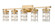 Archer Five Light Vanity in Heirloom Gold (224|344-5V-HG)