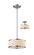 Cameo Two Light Pendant in Brushed Nickel (224|183-12)