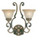Westchester Two Light Wall Sconce in Honey Rubbed Walnut (92|92712 HRW)