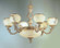 Alexandria I Nine Light Chandelier in Satin Bronze w/Brown Patina (92|69606 SBB)