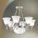 Yorkshire II Eight Light Chandelier in Satin Nickel (92|68207 SN)