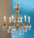 Chateau Imperial Six Light Chandelier in Aged Pewter (92|57386 AGP CP)