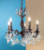 Chateau Imperial Five Light Chandelier in Aged Pewter (92|57385 AGP CBK)