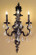Majestic Three Light Wall Sconce in Aged Pewter (92|57343 AGP CP)