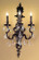 Majestic Three Light Wall Sconce in Aged Pewter (92|57343 AGP CGT)