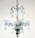 Via Firenze Four Light Mini Chandelier in Roman Bronze (92|57104 RB C)