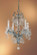 Via Firenze Four Light Mini Chandelier in Millennium Silver (92|57104 MS C)