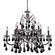 Via Lombardi 12 Light Chandelier in Millennium Silver (92|57063 MS CP)