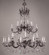 Via Lombardi 30 Light Chandelier in Millennium Silver (92|57060 MS CP)