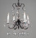 Via Lombardi Four Light Mini Chandelier in Silverstone (92|57054 SS CP)