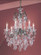 Via Venteo Six Light Chandelier in Ebony Pearl (92|57006 EP C)