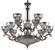 Warsaw 14 Light Chandelier in Roman Bronze (92|55438 RB)