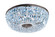 Crystal Baskets Eight Light Flush/Semi-Flush Mount in Millennium Silver (92|52824 MS I)